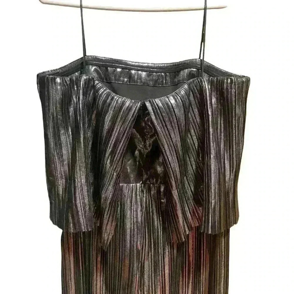 New Amanda Uprichard collina jumpsuit pantsuit in GUNMETAL Size Extra Large XL - Picture 9 of 14